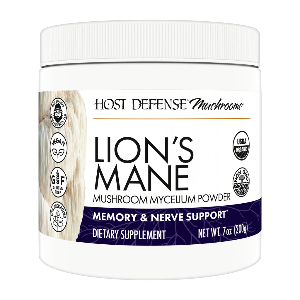 Lion's Mane Powder by Host Defense Mushroom Supplement

