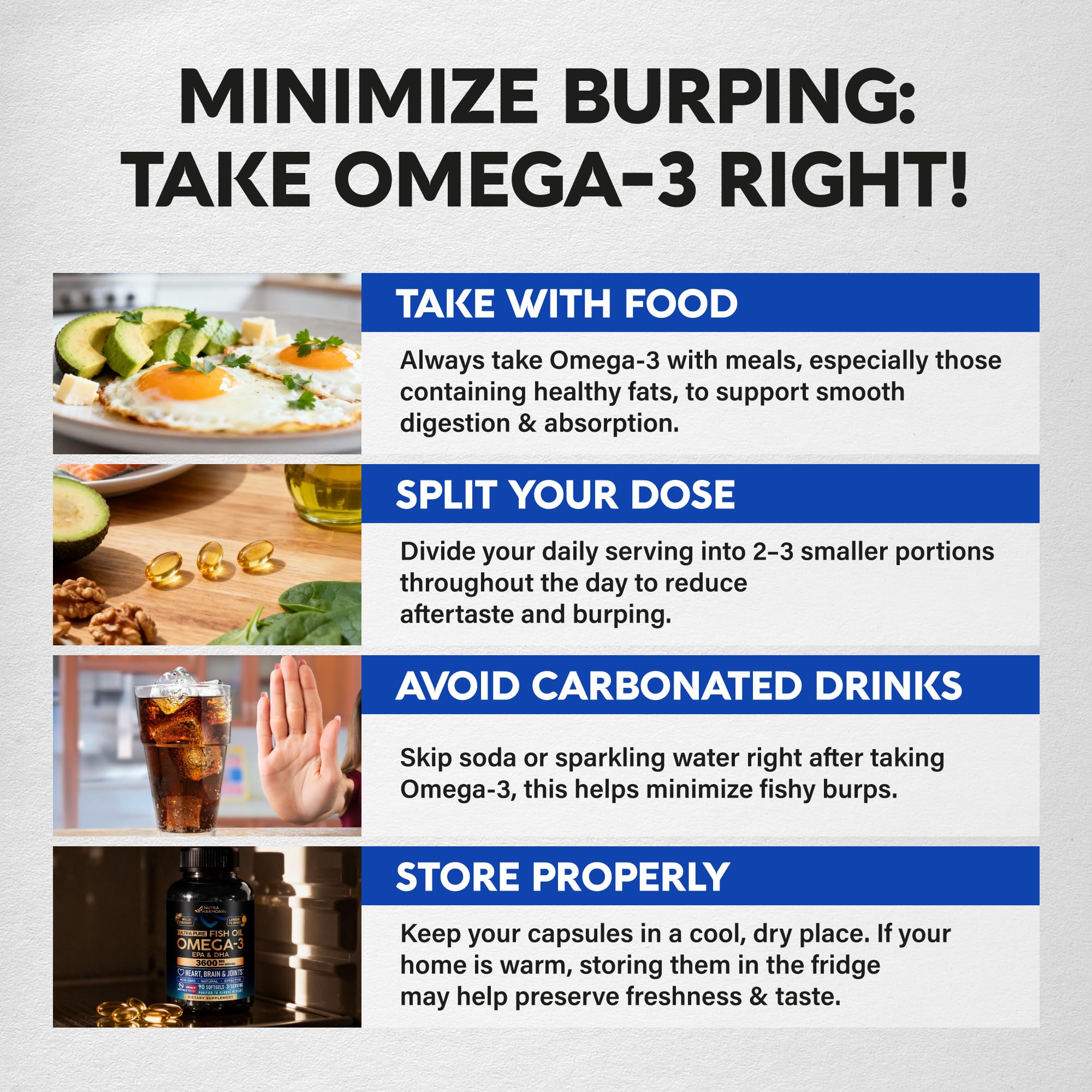 NutraHarmony Omega-3 Fish Oil Supplement

