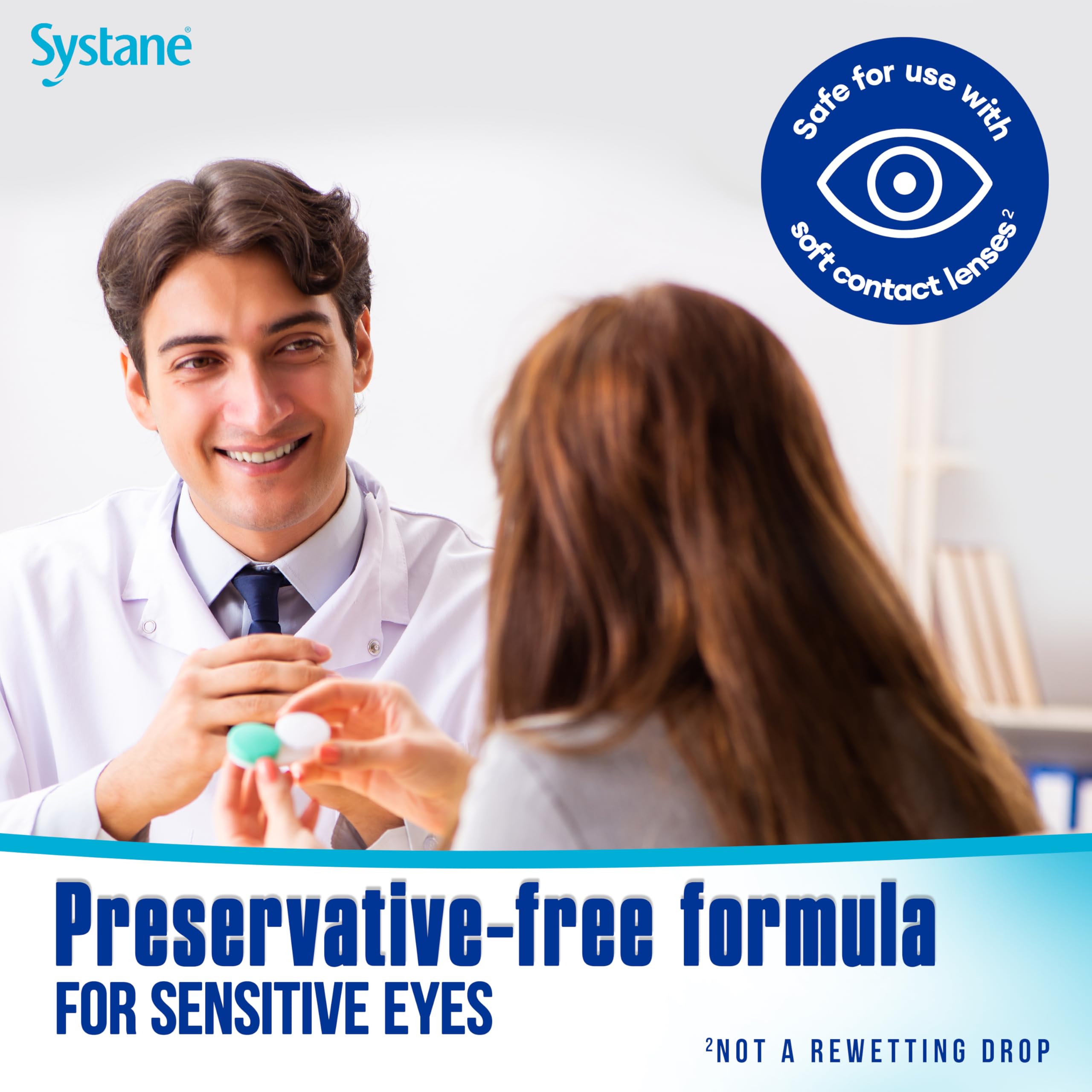 Systane Hydration Preservative-Free Eye Drops | Hyaluronate

