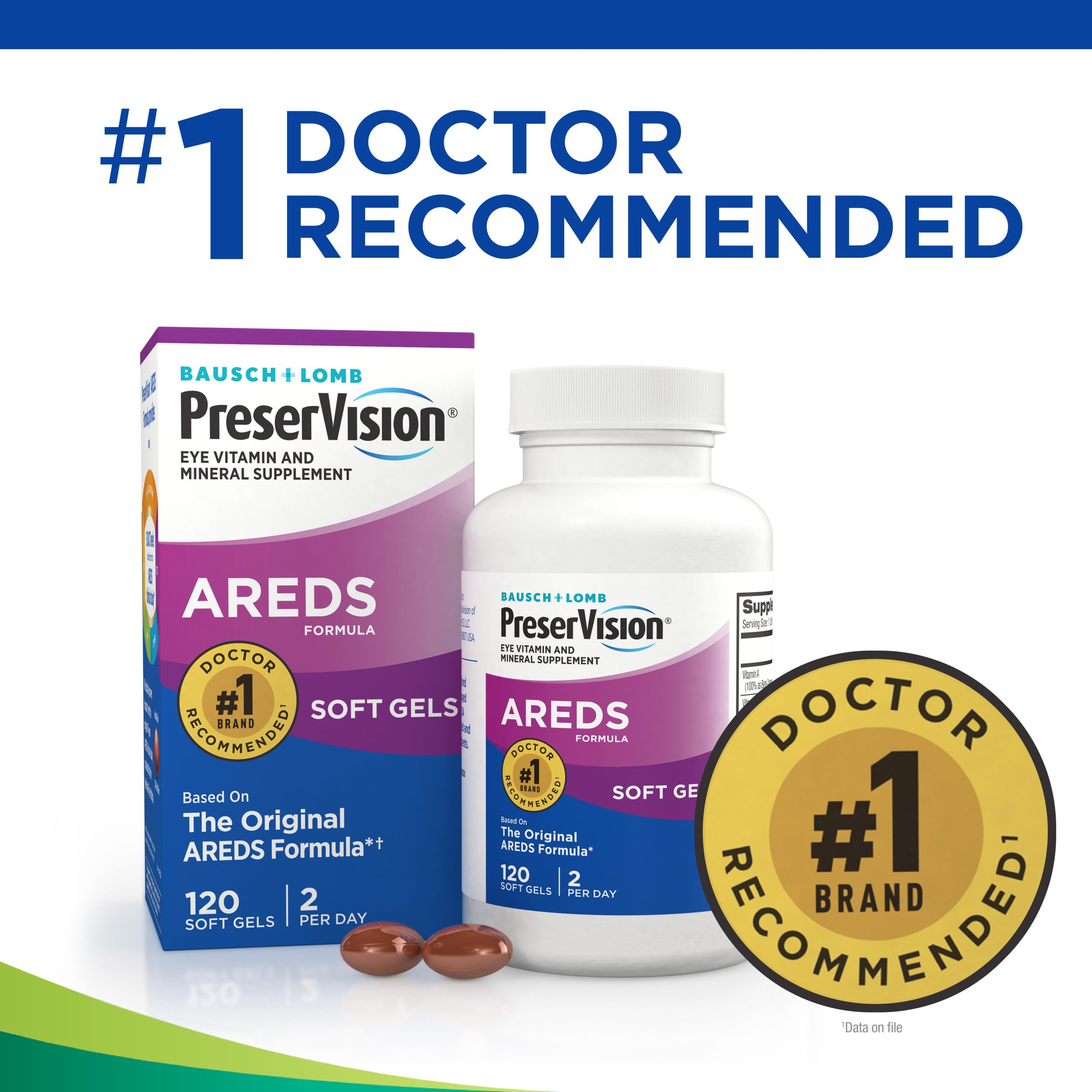 PreserVision AREDS Eye Vitamins by Bausch and Lomb

