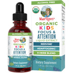 MaryRuth's Focus Drops | Organic Liquid Herbal Supplement

