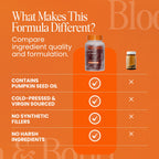 Pumpkin Seed Oil Softgels by Bloom & Bond for Hair & Scalp

