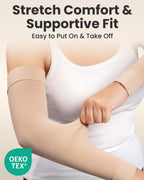 KEMFORD Compression Arm Sleeves for Women - 15-20 mmHg

