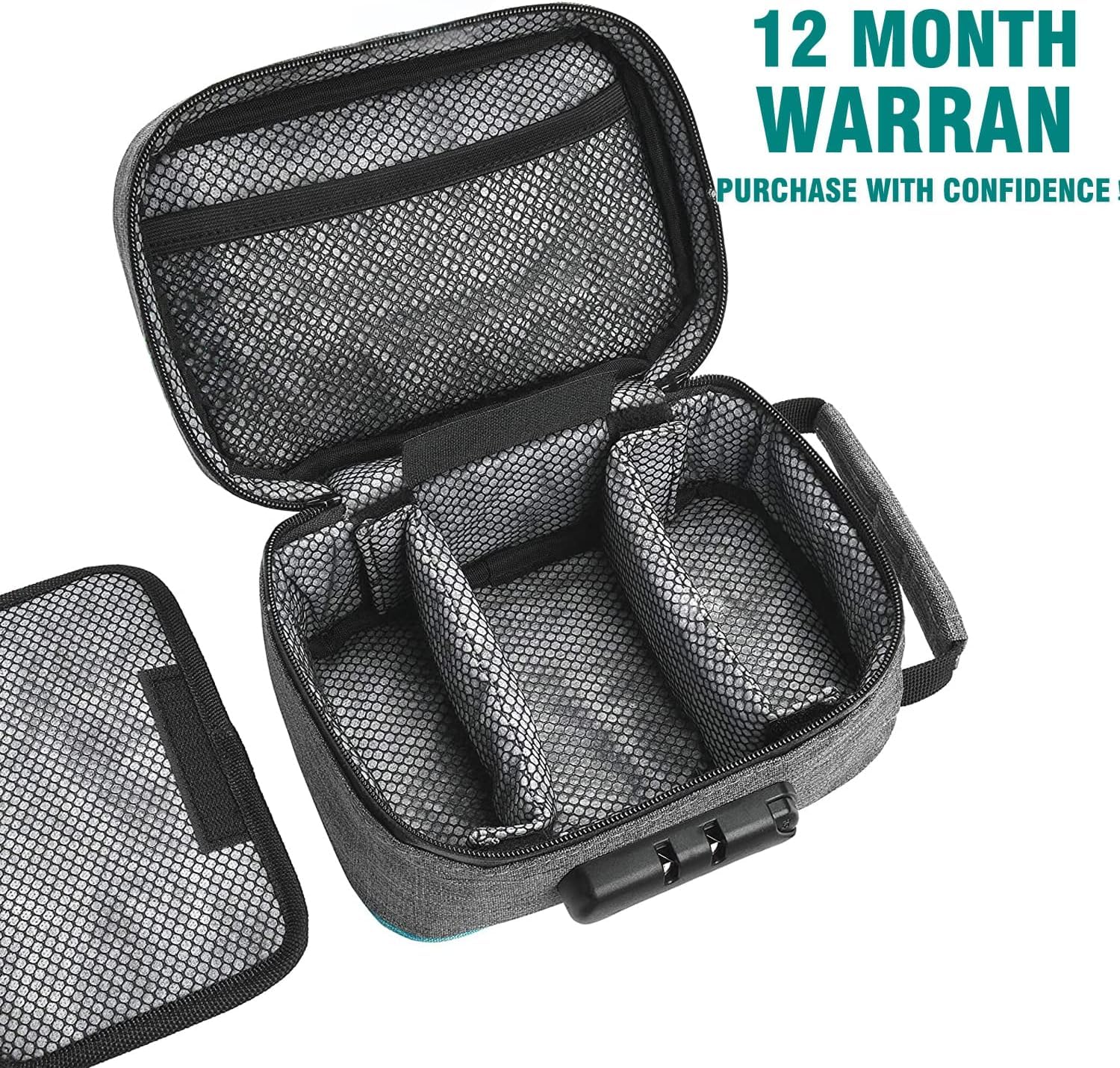 OZCHIN Smell Proof Bag with Lock - Odorless Organizer Case

