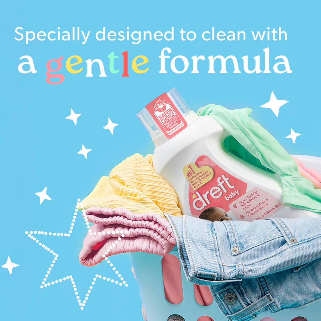 Dreft Baby Liquid Laundry Detergent - Gentle on Skin

