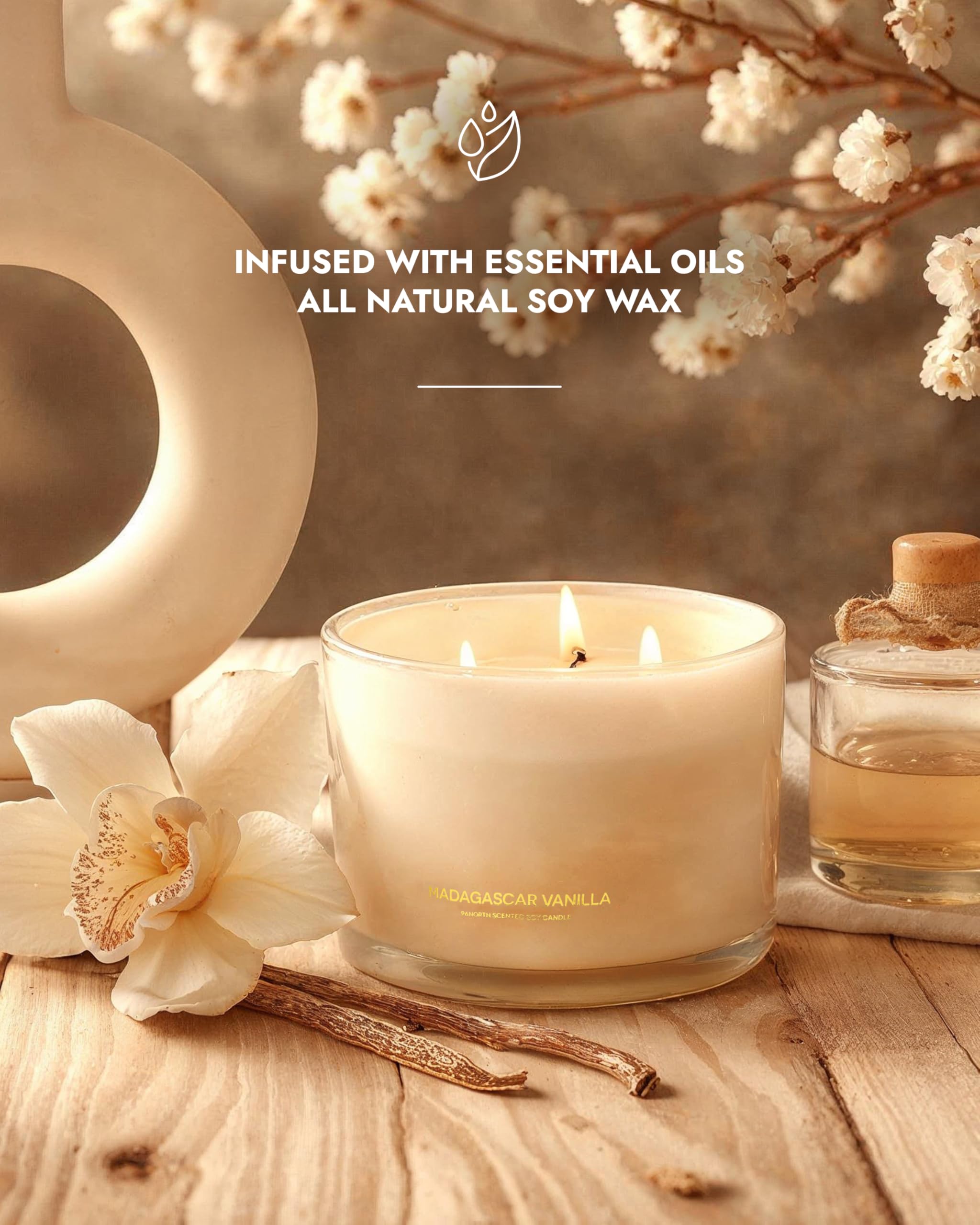 96NORTH Luxury Soy Candle Jar

