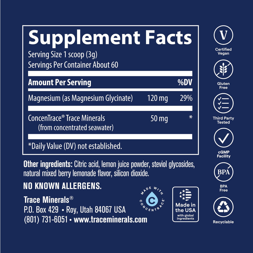 Magnesium Glycinate Powder | Trace Minerals

