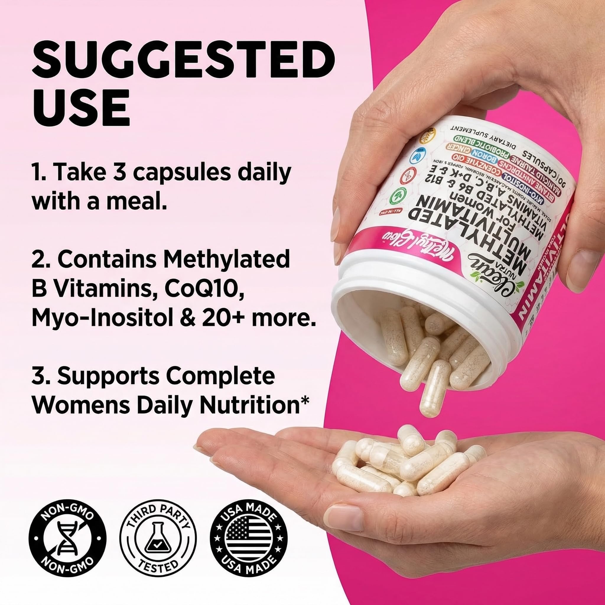 Clean Nutra Methylated Women's Multivitamin

