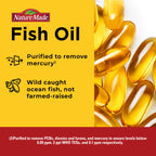 Nature Made Burp Less Fish Oil Omega-3 Softgels

