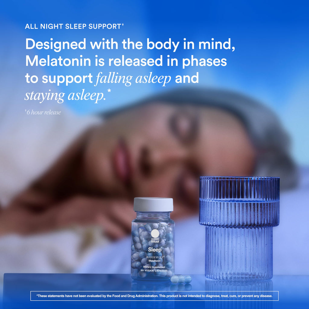 Ritual Sleep Melatonin 5mg Time Released Capsules - Vegan

