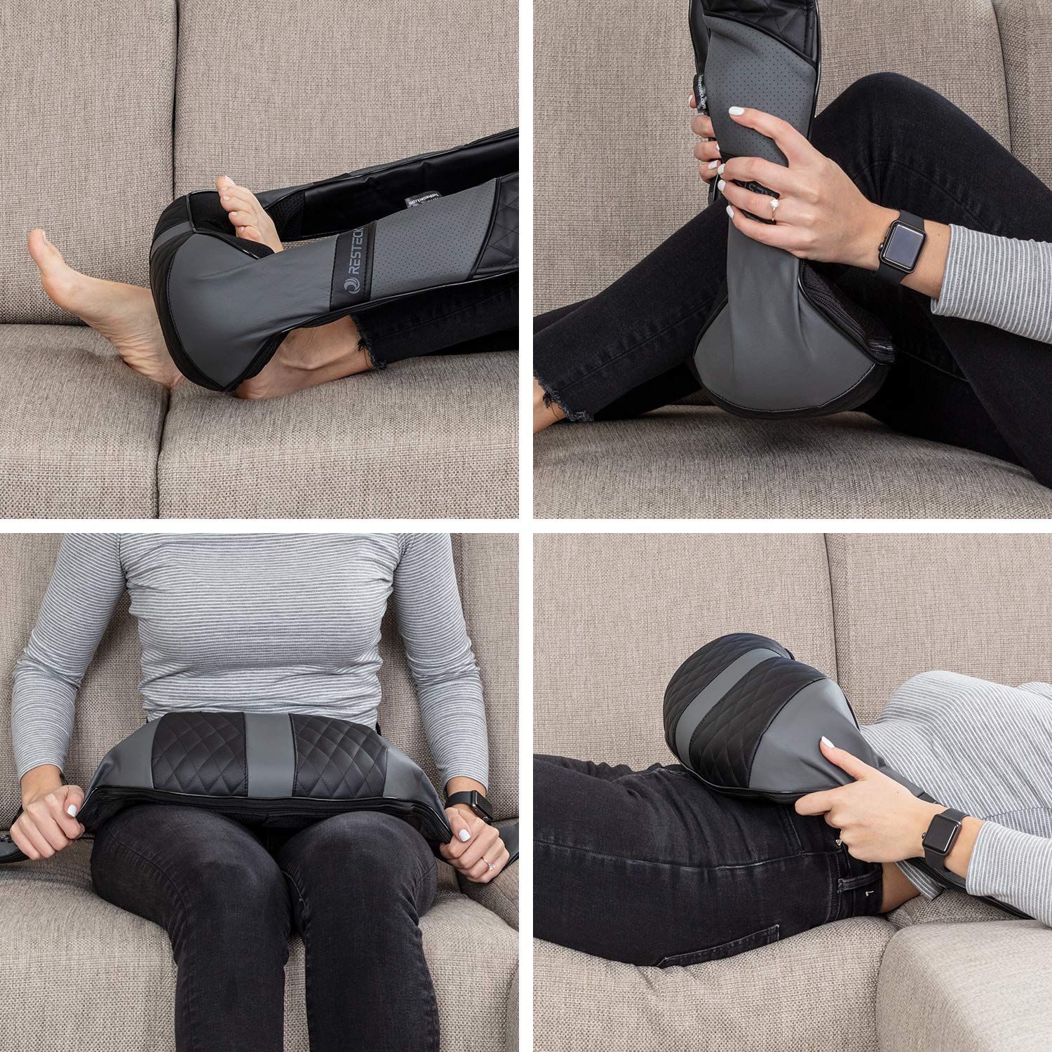 RESTECK Shiatsu Massager Pillow with Heat for Neck & Back

