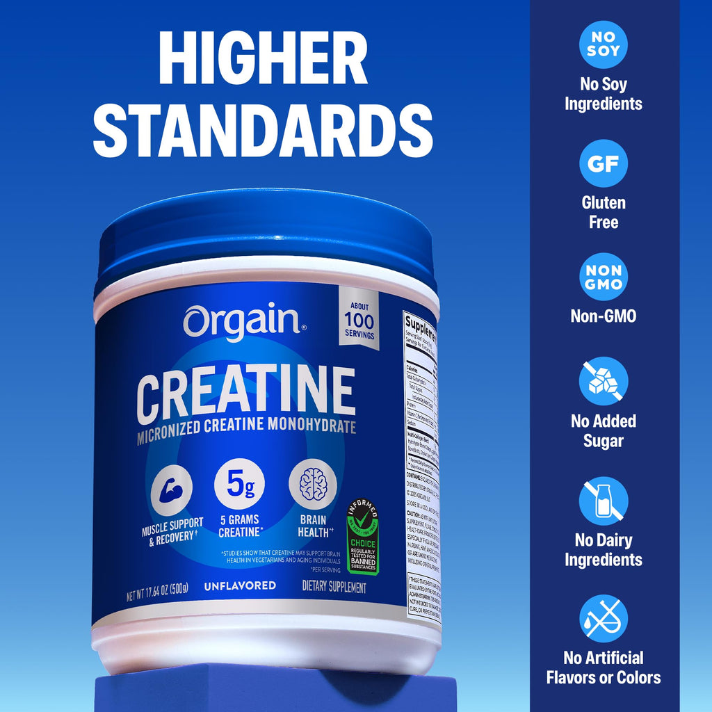 Orgain Creatine Monohydrate Micronized Powder


