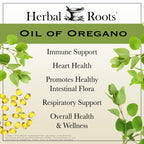 Herbal Roots Oregano Oil Supplement - Immune Support

