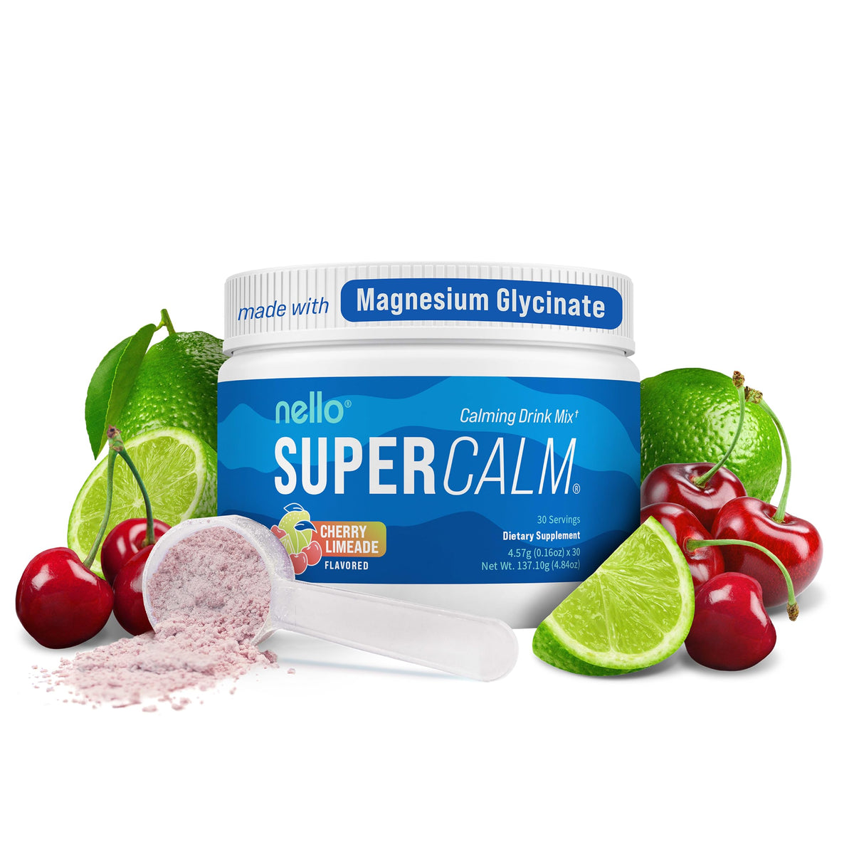 Nello SuperCalm Powdered Drink Mix Adaptogenic Sleep Support