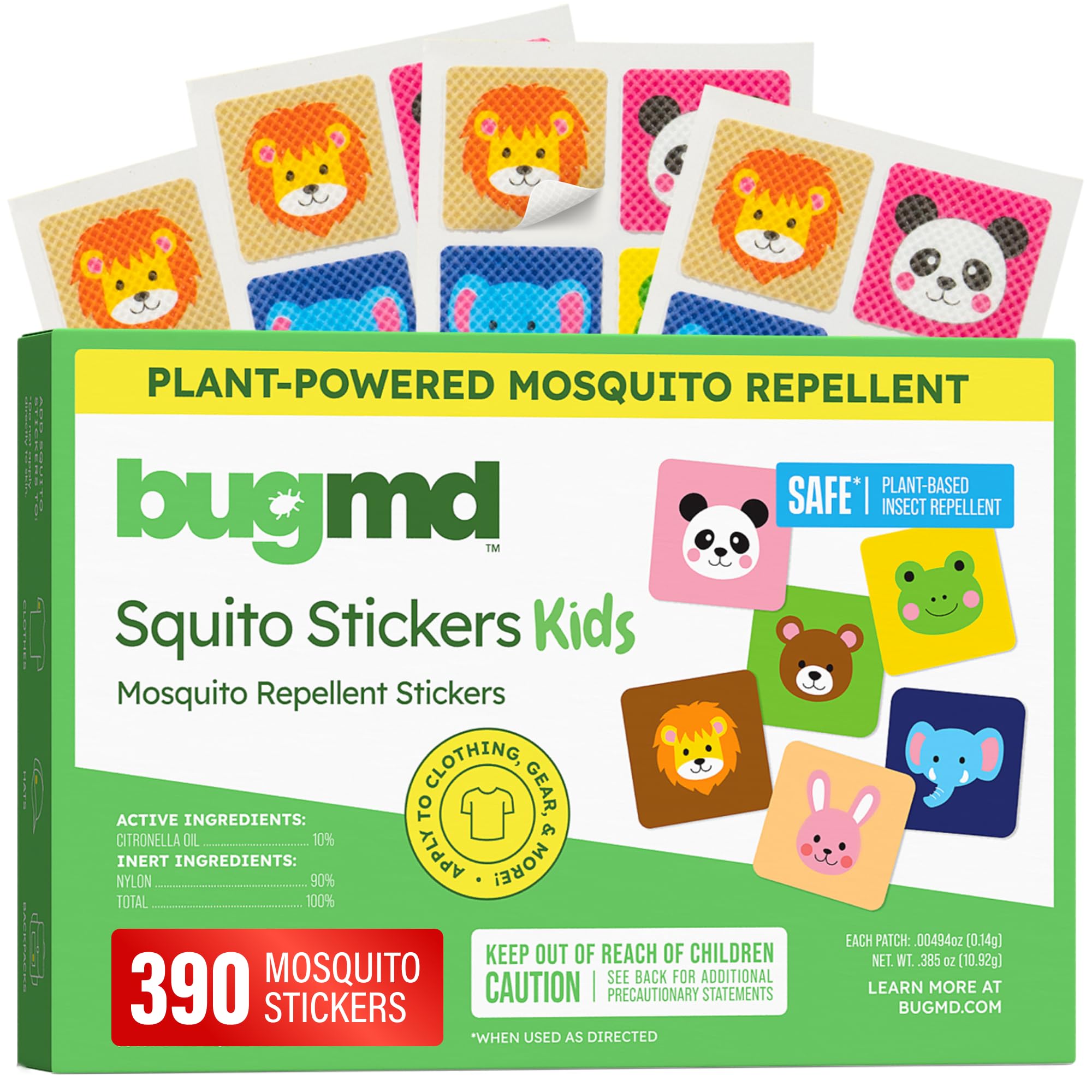 BugMD Squito Stickers Mosquito Repellent Patches