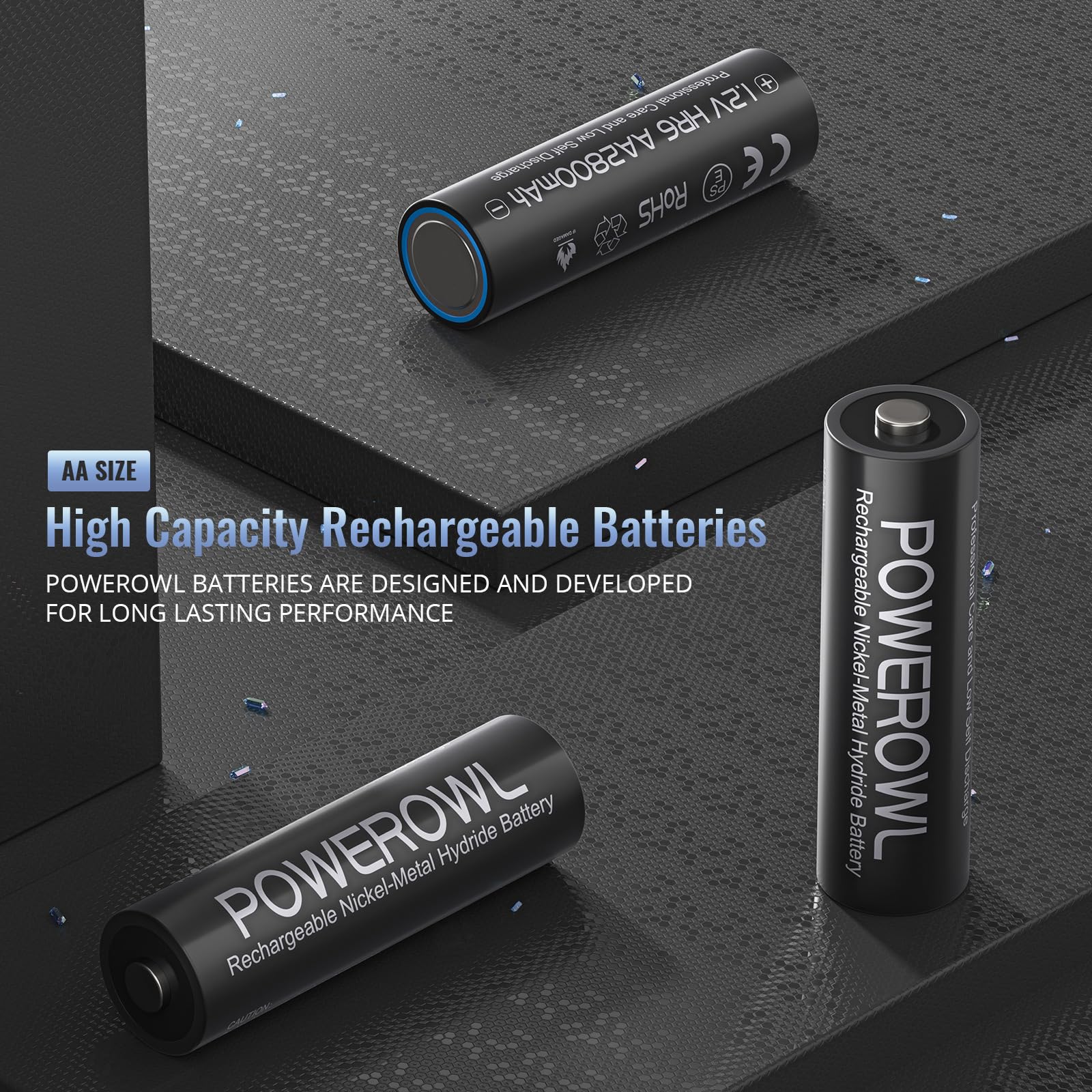 Powerowl Rechargeable Batteries - Eco-friendly Power

