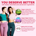 Methylated Multivitamin Gummies for Women Immune and Energy

