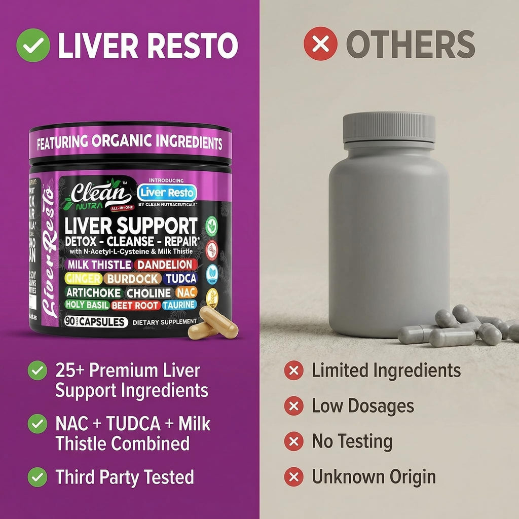 Liver Cleanse Detox & Repair by Clean Nutraceuticals


