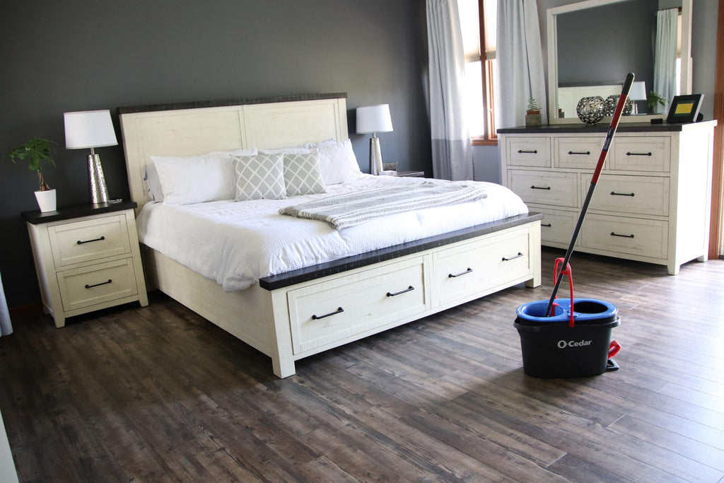 O-Cedar RinseClean Spin Mop & Bucket System | Clean Water Floors

