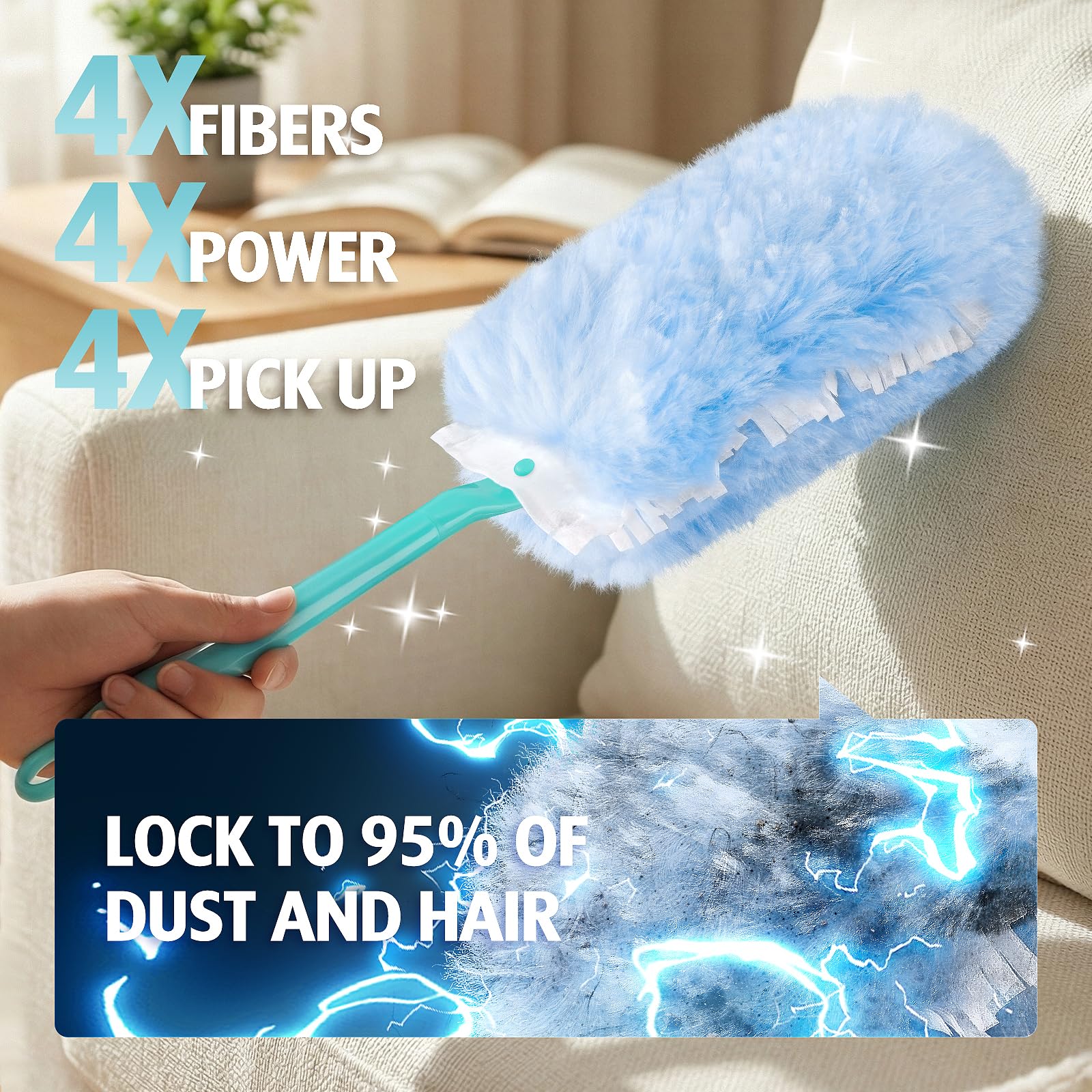 Swiffer Duster Refills – Heavy-Duty Microfiber

