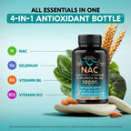 NAC Supplement with Selenium & B Vitamins | Immune Support

