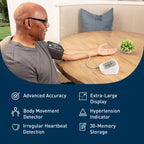 OMRON Silver Upper Arm Blood Pressure Monitor with Bluetooth

