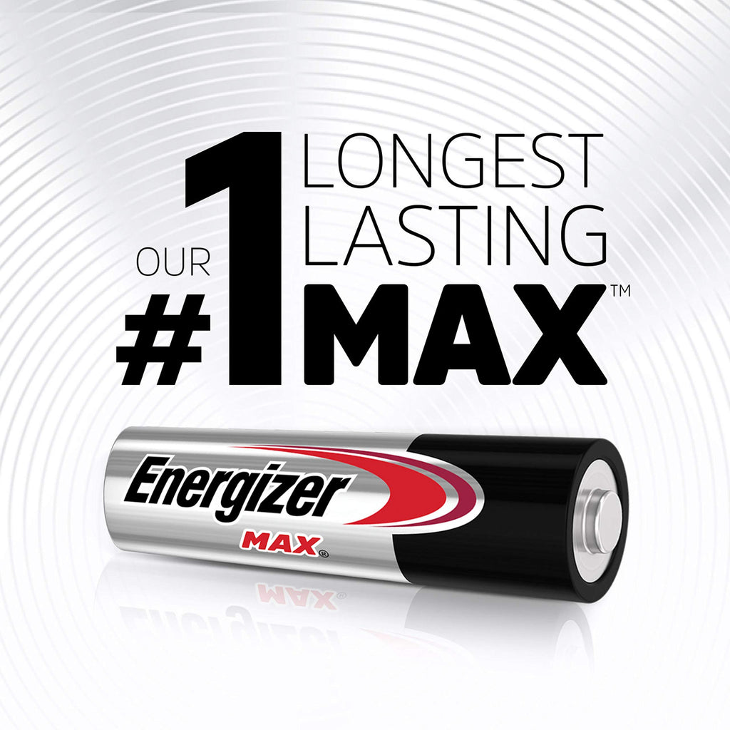 Energizer MAX Alkaline Batteries Long-Lasting Power

