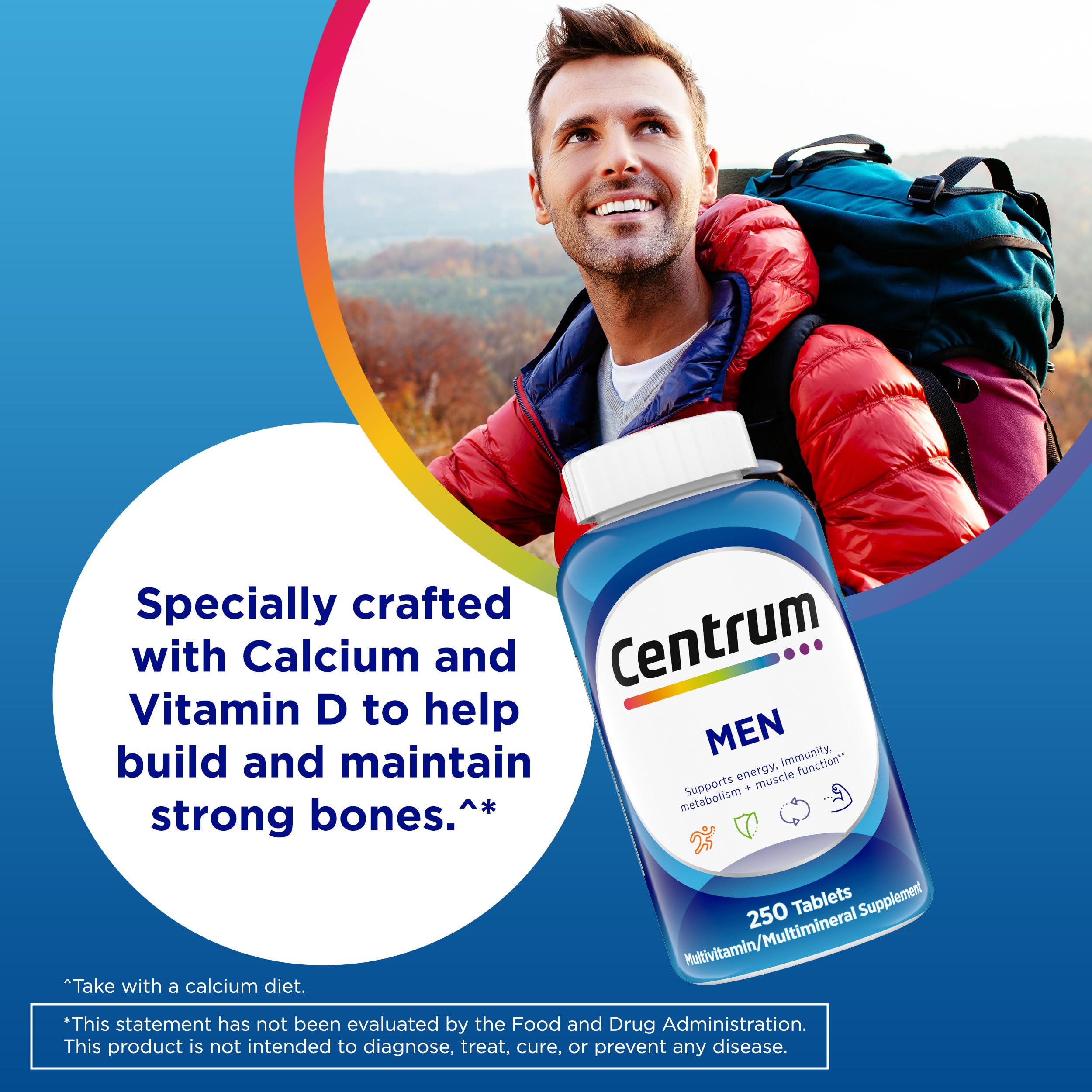 Centrum Men's Multivitamin - Immune & Energy Support

