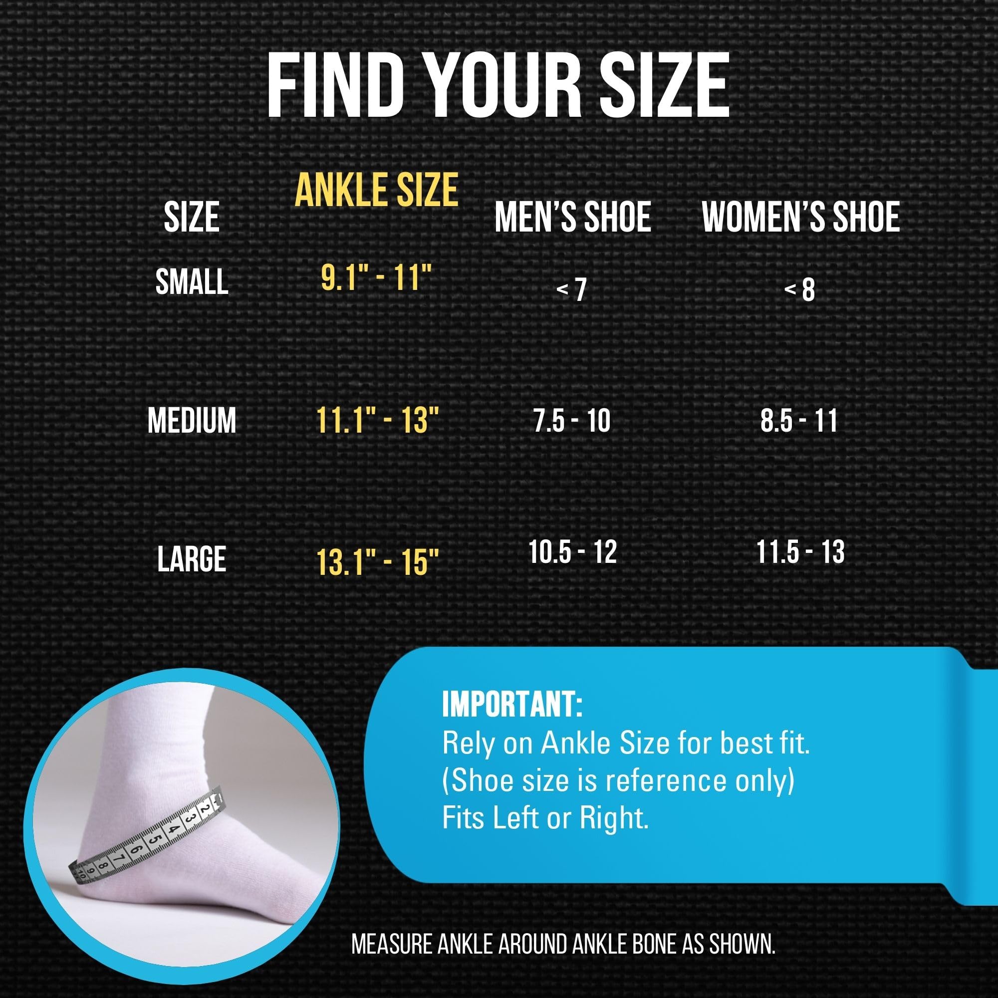 Ankle Brace Lace-Up Adjustable Support for Sprains

