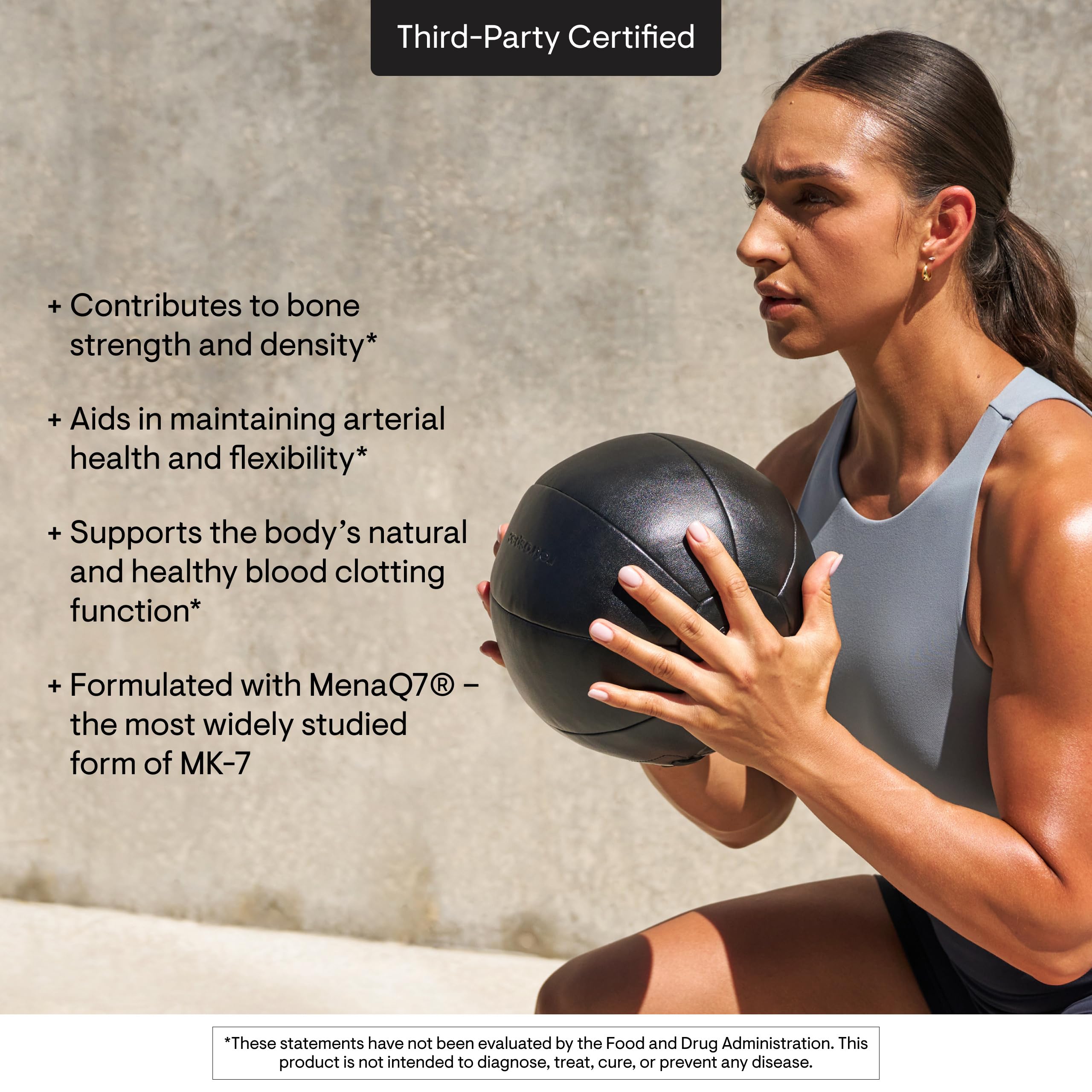 THORNE Vitamin K1 & K2 Capsule Supplement for Bone Health

