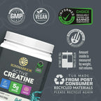 Sunwarrior Creatine Monohydrate Powder | Micronized

