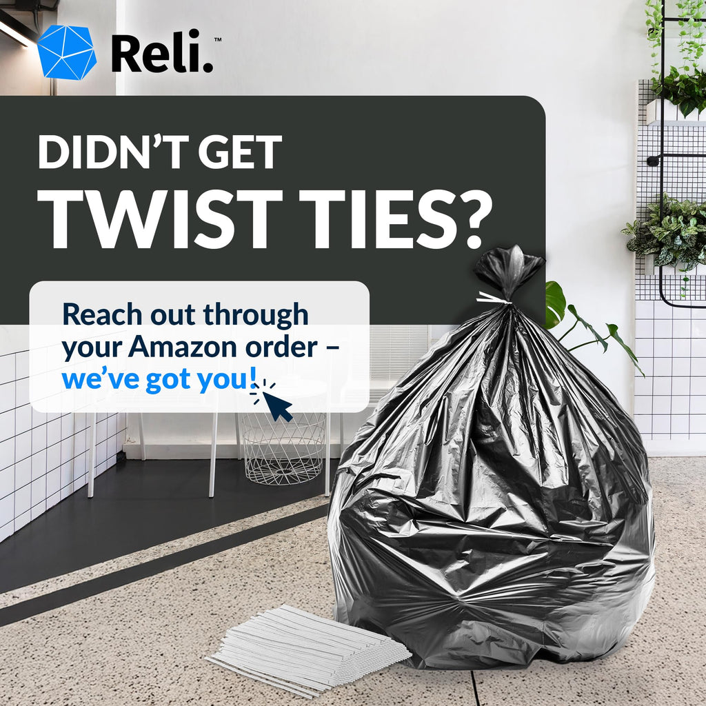 Reli. Heavy-Duty Trash Bags | Durable Cleanup

