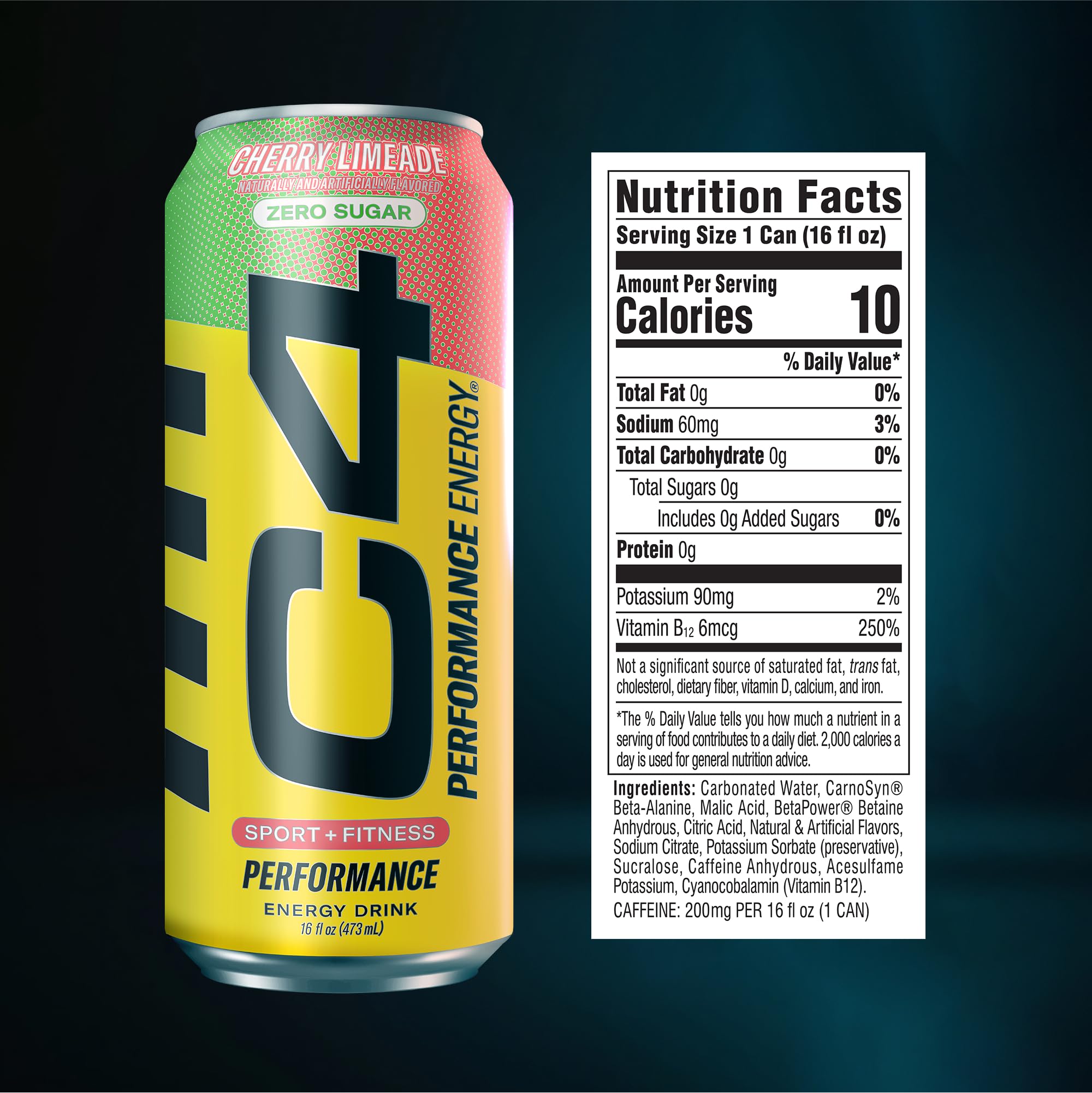 C4 Original Sugar Free Energy Drink | Clean Pre-Workout

