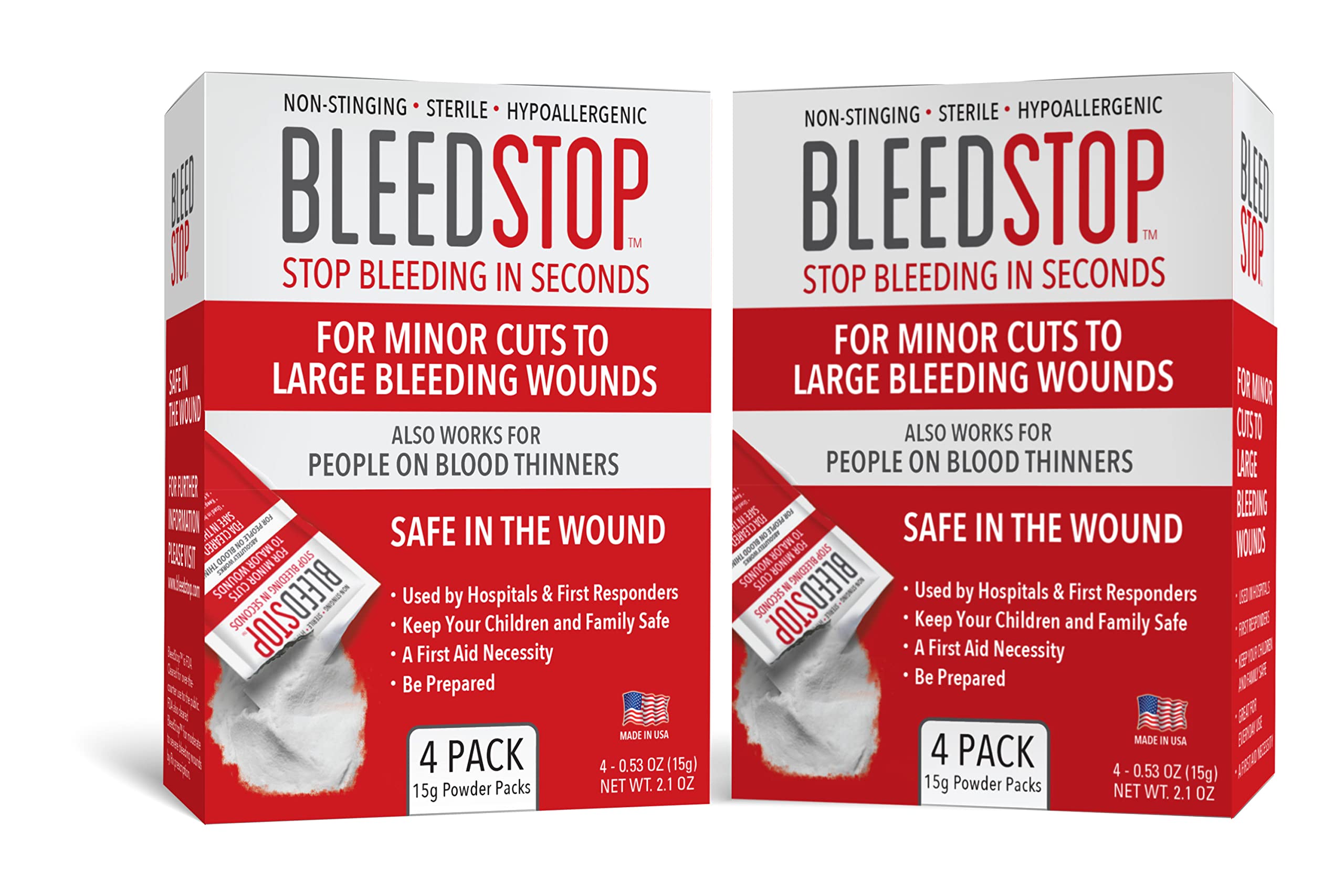 BleedStop First Aid Powder for Bleeding Control in Trauma Kits

