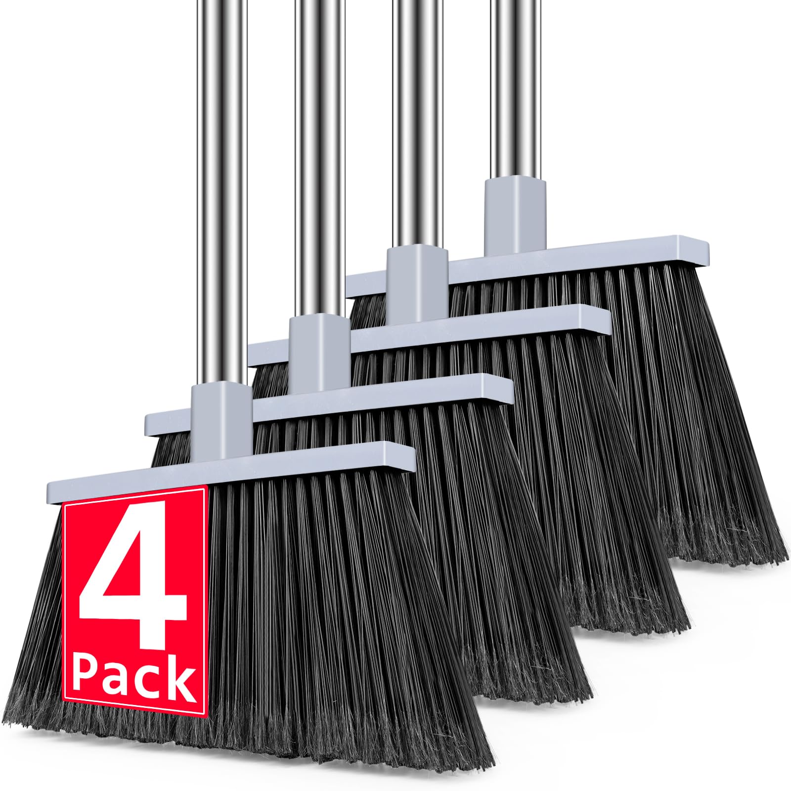 PBHEPJ Broom - Heavy-Duty Indoor/Outdoor Angled Broom

