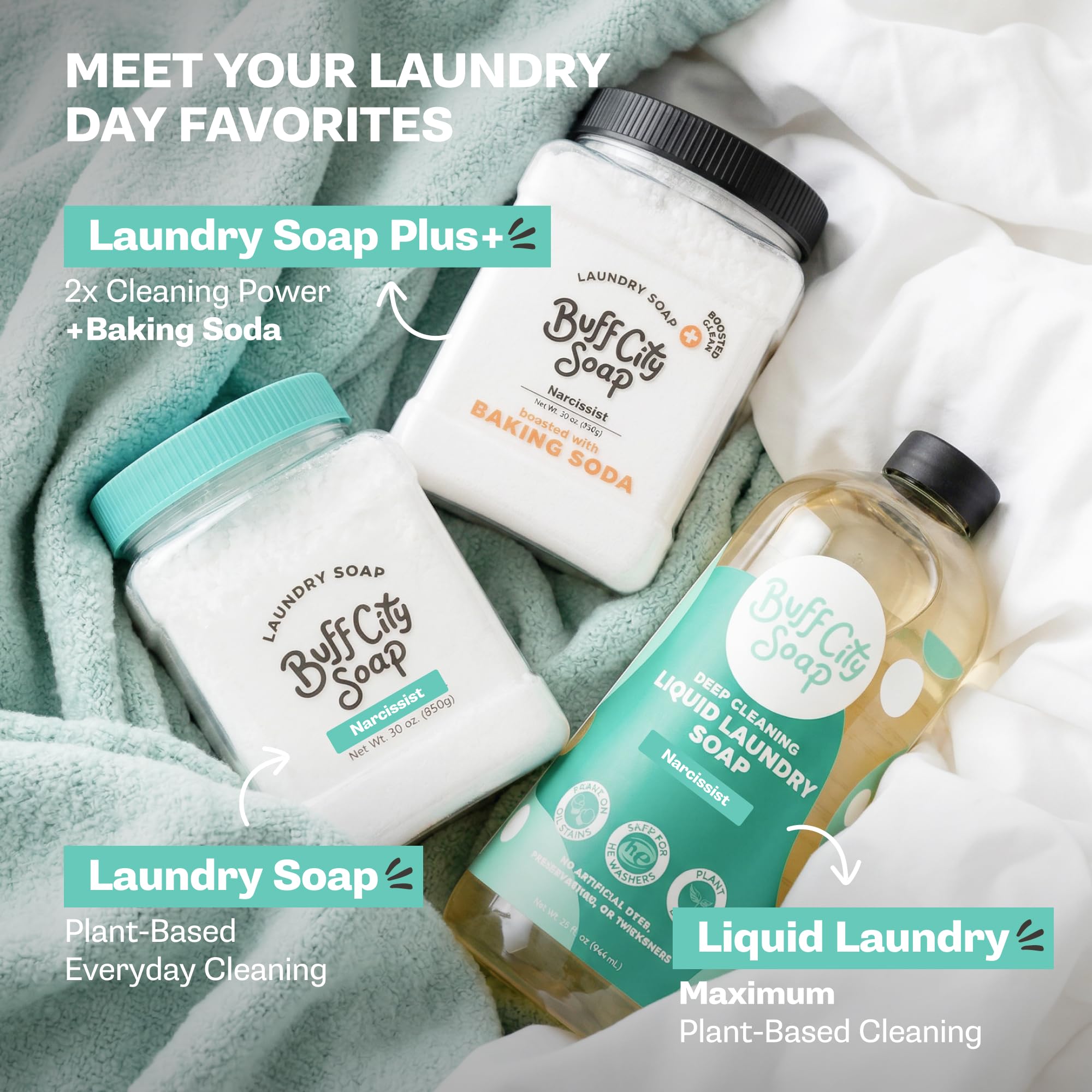 Plant Based Powder Laundry Detergent Buff City Soap

