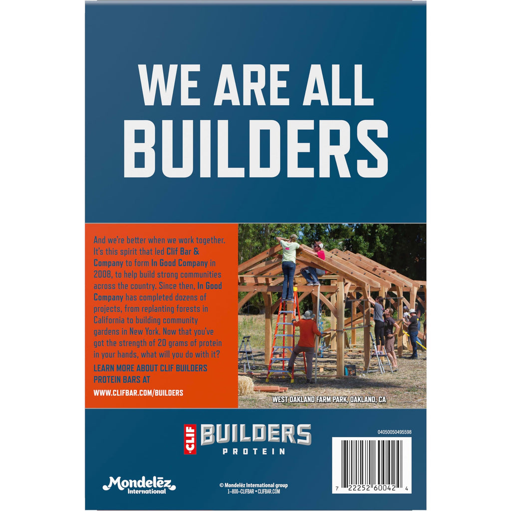CLIF BUILDERS Protein Bars - Plant Based Protein

