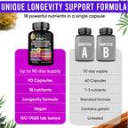 Adndale Liposomal NAD+ & Resveratrol Supplement

