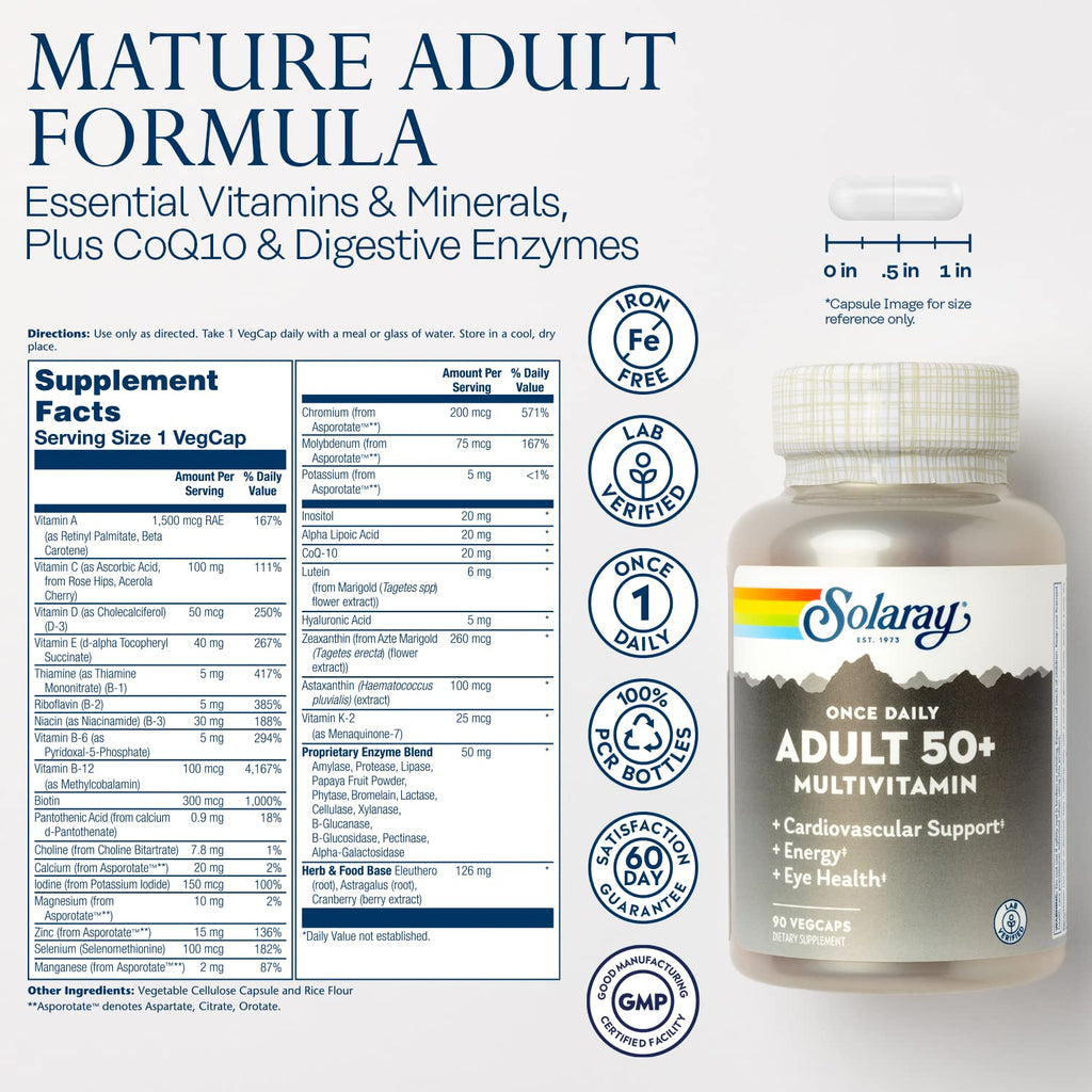 Solaray Multivitamin for Adults with CoQ10

