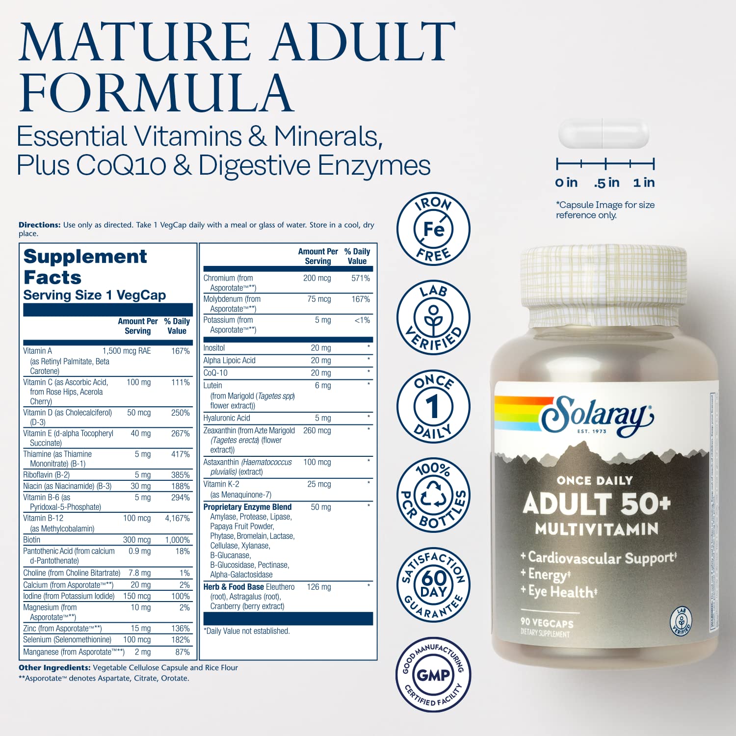Solaray Multivitamin for Adults with CoQ10


