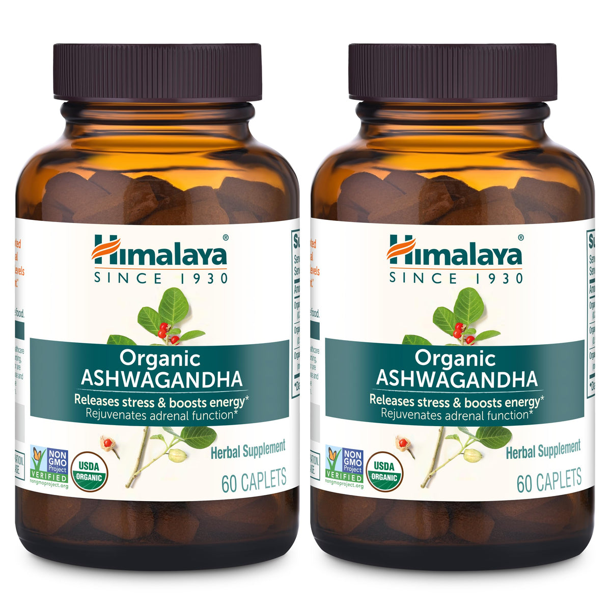 Himalaya Organic Ashwagandha Root - Ayurvedic Supplement