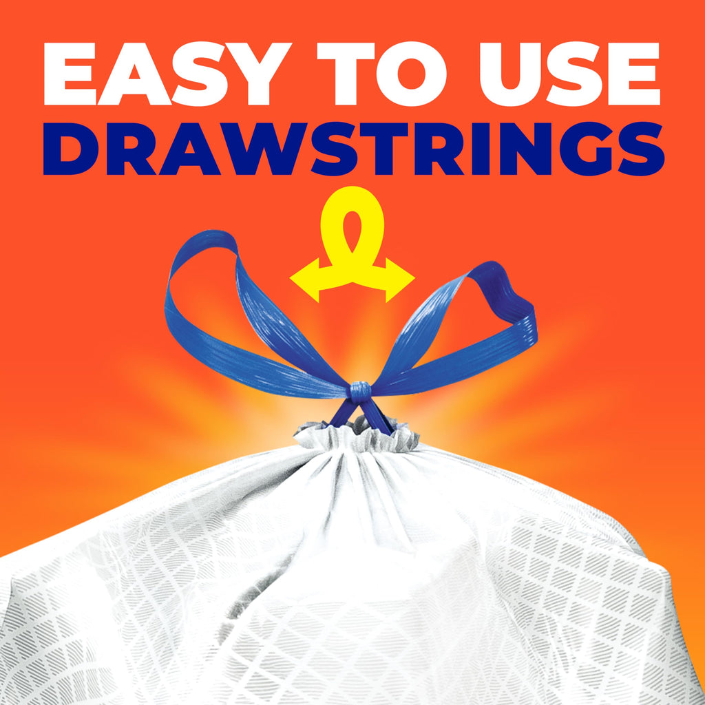 Hefty Ultra Strong Trash Bags - Odor Control & Drawstring

