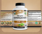 NaturaLife Labs Organic Ashwagandha 2100 mg – Full Spectrum

