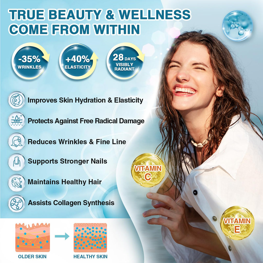 Nature Target Marine Collagen Peptides Powder - Skin Support

