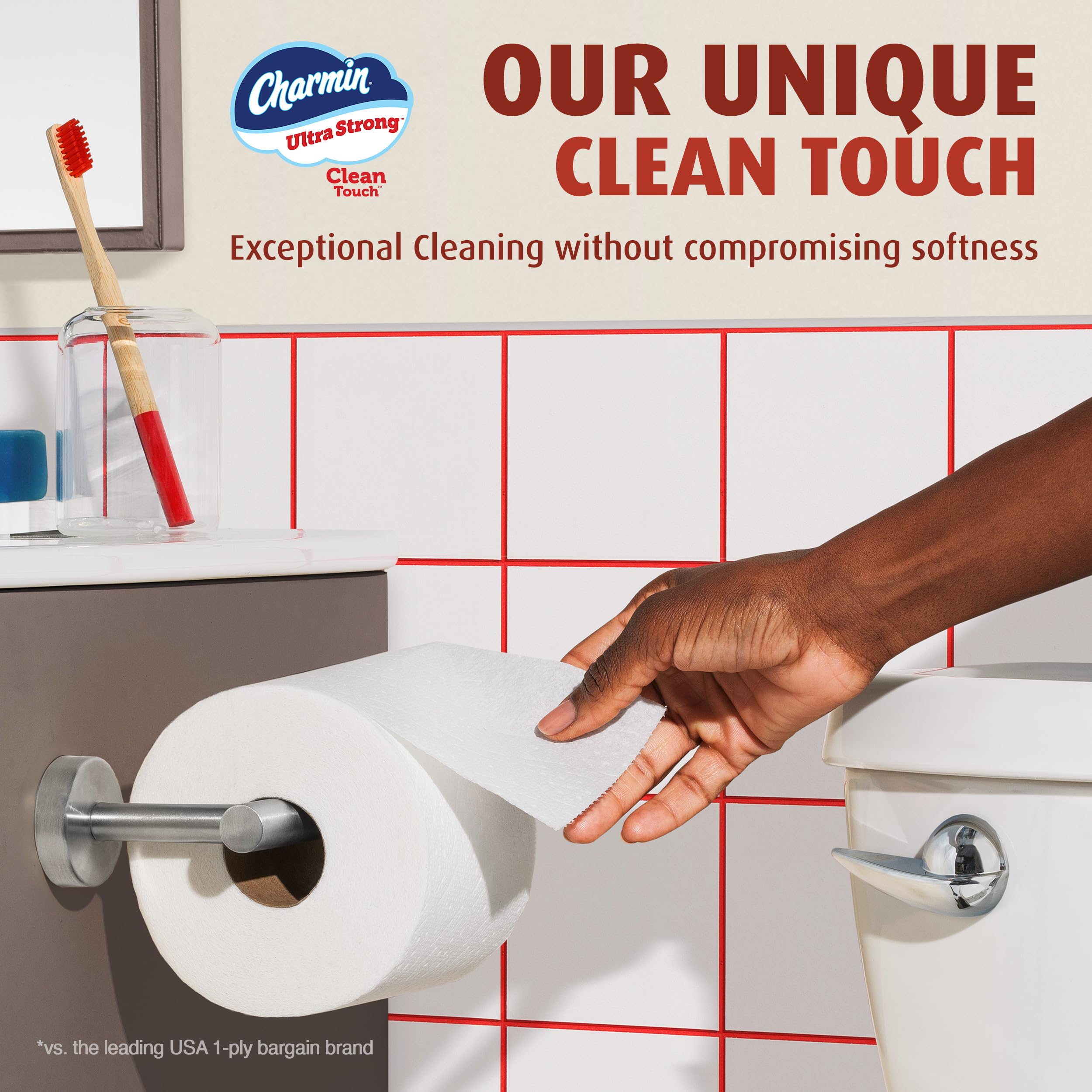 Charmin Ultra Strong Clean Touch Toilet Paper | 4x Stronger

