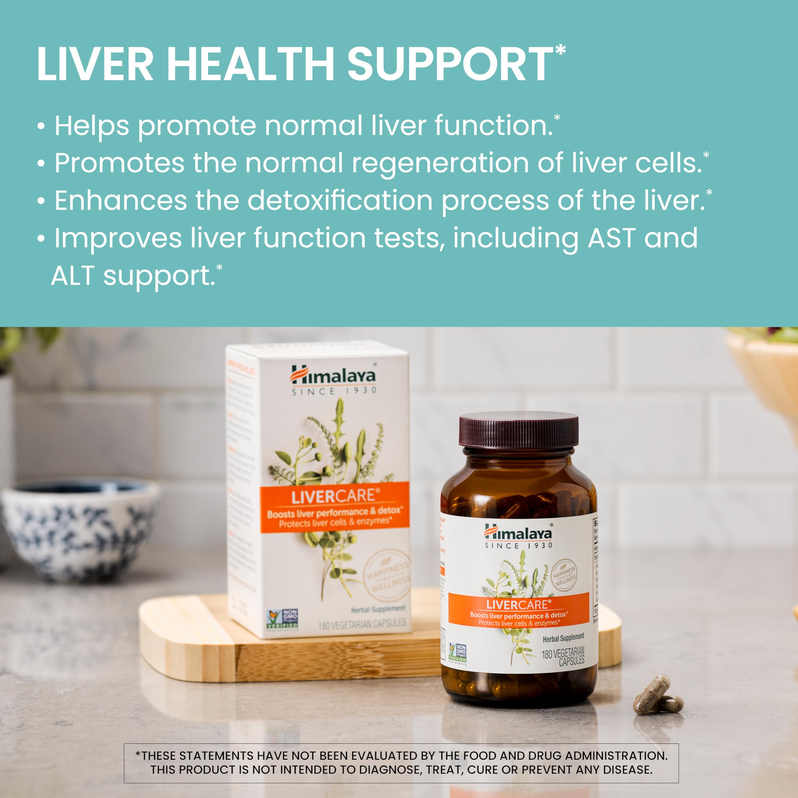 Himalaya LiverCare Herbal Liver Support | Detox & Wellness


