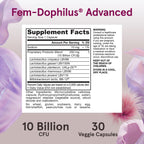 Jarrow Fem-Dophilus Probiotics 10B CFU - Vaginal & Digestive

