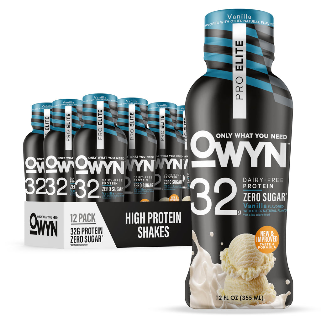 OWYN Pro Elite Plant-Based Protein Shake, 32g Protein, Dairy Free
