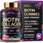 Biotin Gummies with Collagen for Hair & Skin Support

