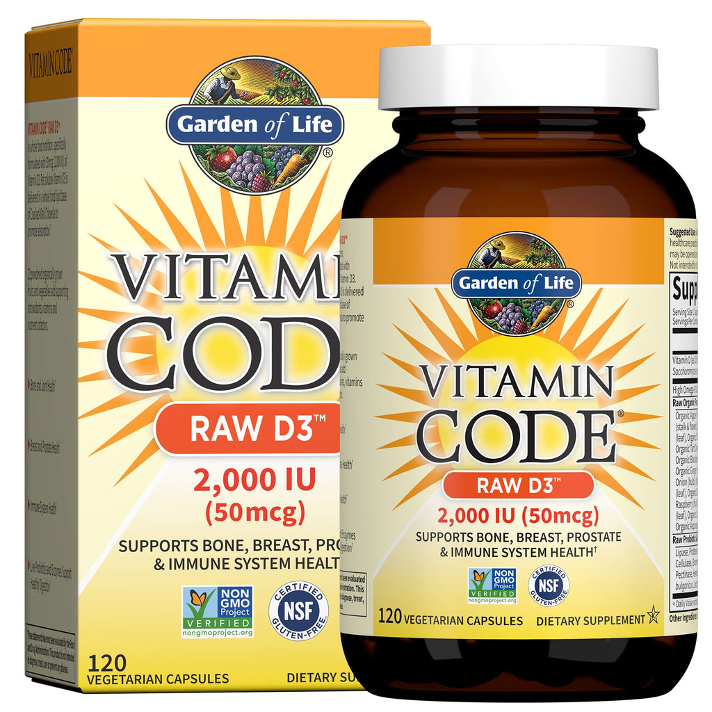 Garden of Life Vitamin Code RAW Vitamin D3 with Probiotics

